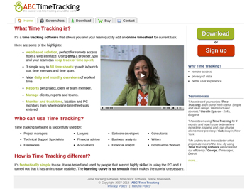 ABC TimeTracking - Aplicație web pentru contorizarea timpului de lucru pe clienți și proiecte diferite