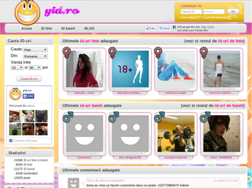 yID - Platforma de socializare (site de matrimoniale) baza de id-urile de Yahoo! Messenger.